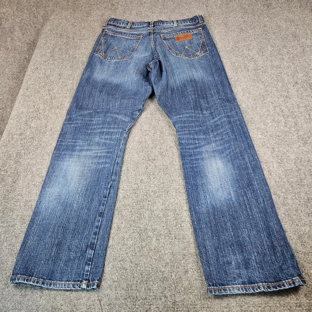 Wrangler Retro Relaxed Bootcut Jeans Mens 34x34 Blue Medium Wash 10WRT20JH